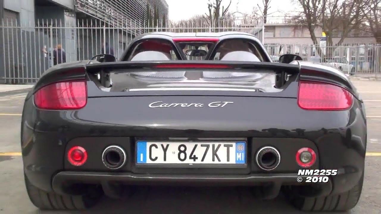 Porsche Carrera GT V10 Engine Start Up & Rev - YouTube
