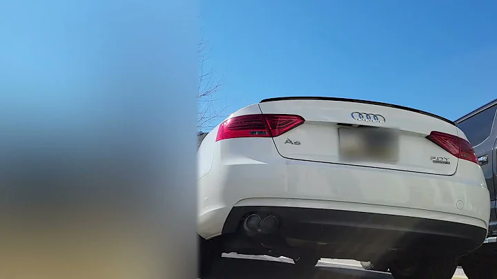 2015 Audi A5 2.0T with custom Jones exhaust cold start