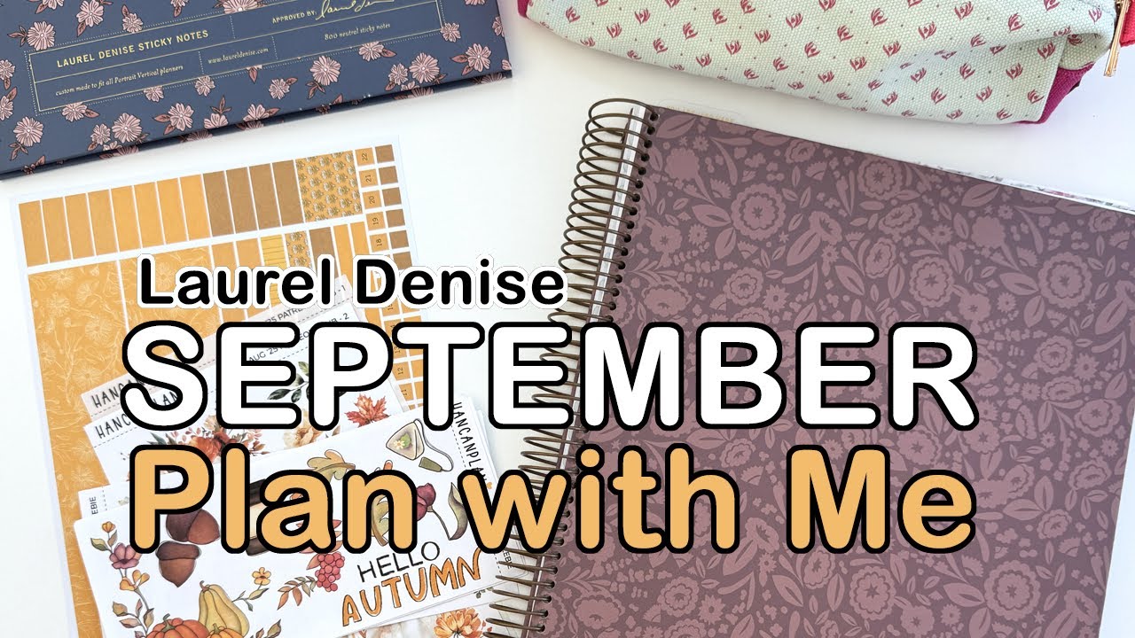 Plan with Me September 2025 | Laurel Denise Scout Planner (formerly Portrait Planner)