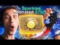 Donating a small streamer until he opens his first RARE!!?