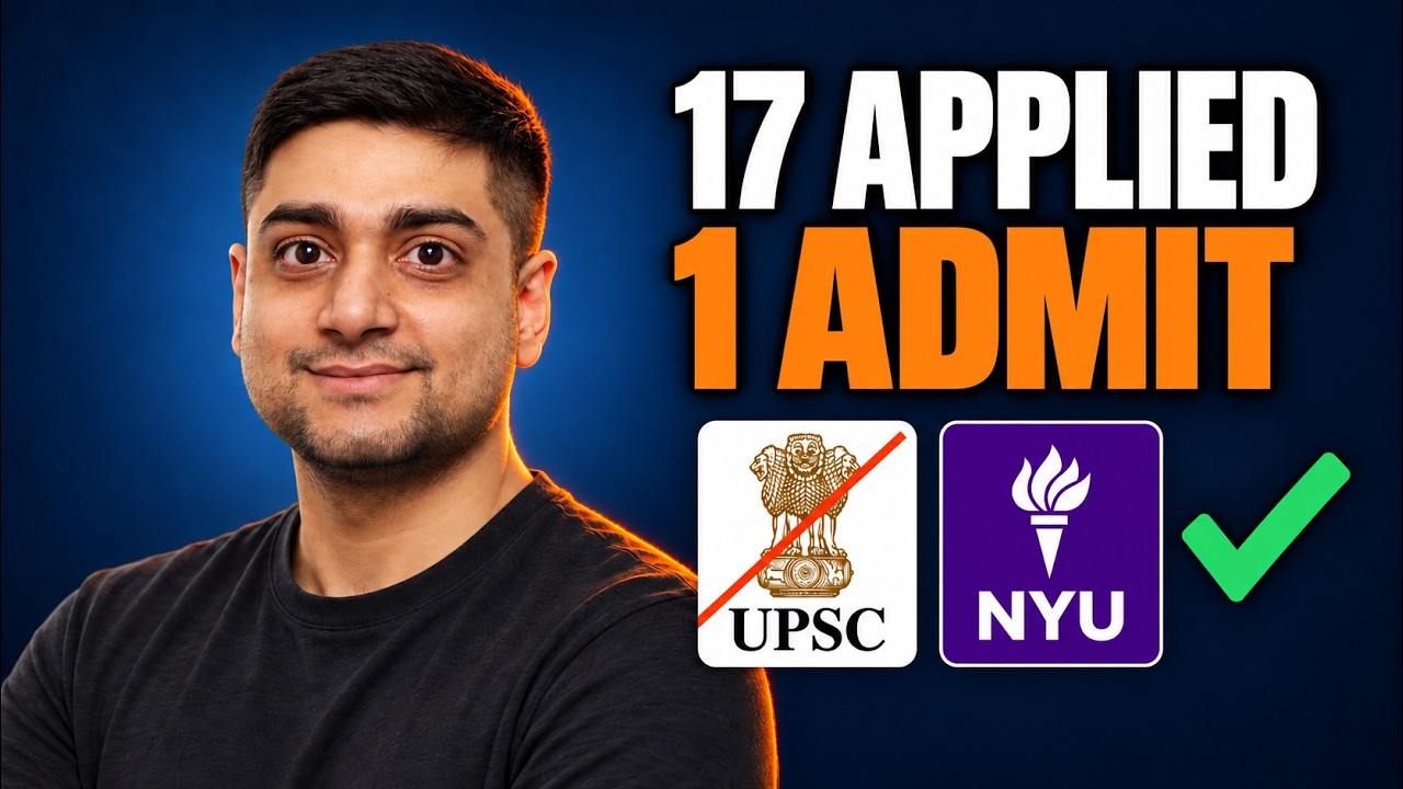 How To Quit UPSC After 2 Failed Attempts & Restart With An MS In The USA - w/ Akash YouTube thumbnail
