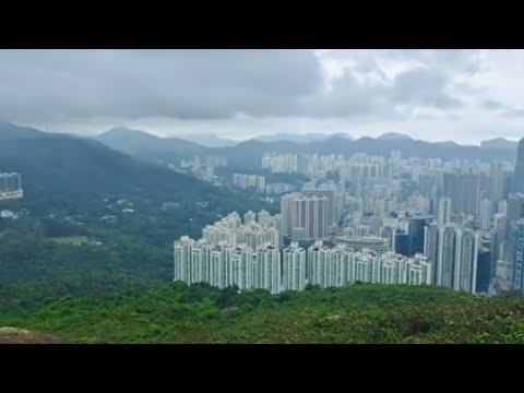 Ha Fa Shan viewpoint Hike on a Rainy Day
