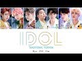 BTS 방탄소년단 IDOL MMA 2018 Traditional Version Colour Coded Lyrics Han Rom Eng BTS 방탄소년단 IDOL MMA 2018 Traditional Version Colour Coded Lyrics Han Rom Eng
