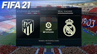 ? Atlético Madrid vs Real Madrid (Simulación) FIFA 21 ⚽️.