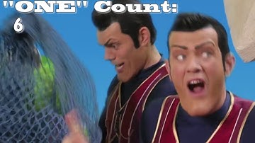 We are number One but every one makes the video zoom in + "one" counter.