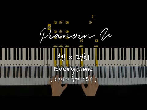 [Tutorial]CHEN(첸)XPunch(펀치) - Everytime l Descendants of the Sun 태양의 후예 OST  / Tutorial / Sheet