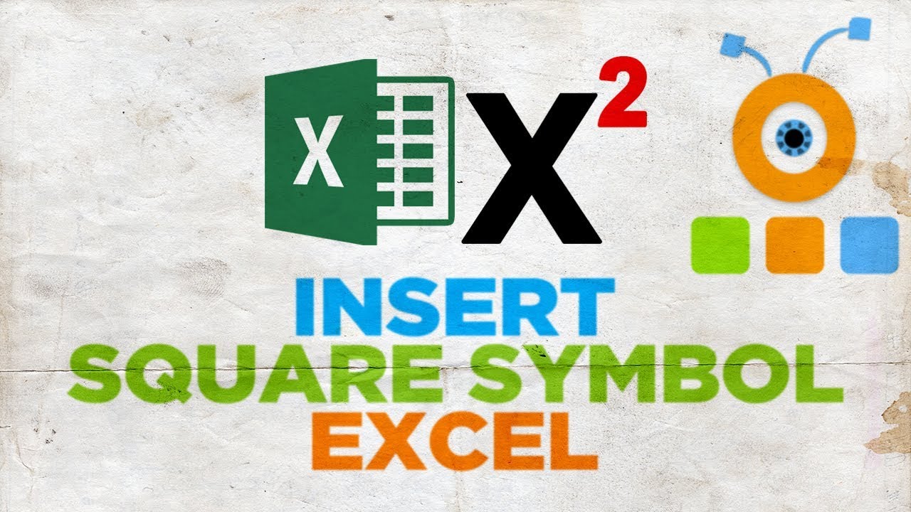 How to Type a Square Symbol in Excel  How to Insert Square Symbol in Excel