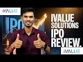 🚨 IValue IPO: Invest or Avoid? Complete Breakdown! #marketmatrix #ipo