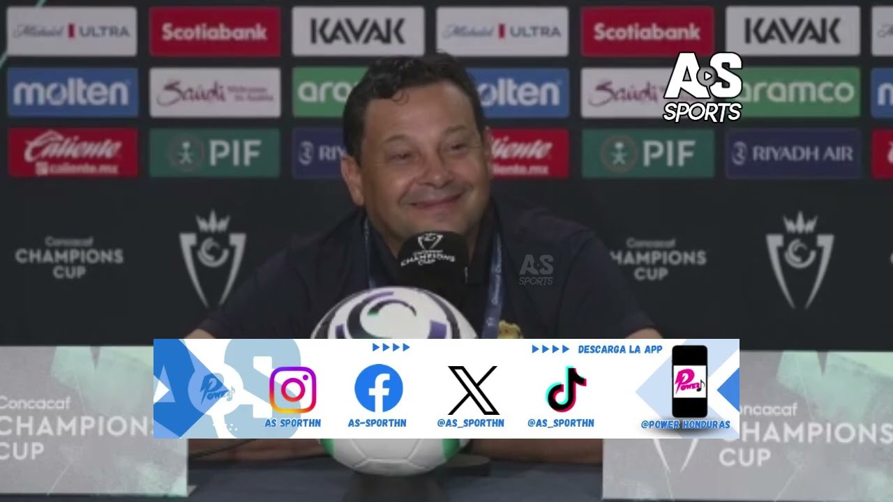 CONFERENCIA DE PRENSA JEAUSTIN CAMPOS DT REAL ESPAÑA TRAS QUEDAR ELIMINADO CONTRA LAFC