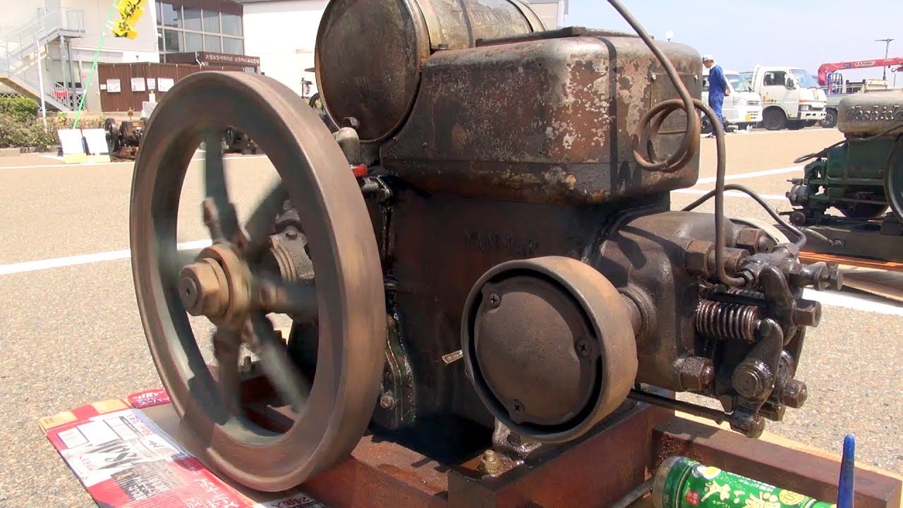 発動機 ヤンマーK4 ！ ヤンマー 発動機 K4 ディーゼル K4型