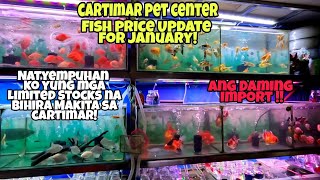 CARTIMAR FISH UPDATE FOR JANUARY!NATYEMPUHAN KO UNG MGA ISDA NA MAHIRAP MAKITA!DAME IMPORT NAGKALAT!