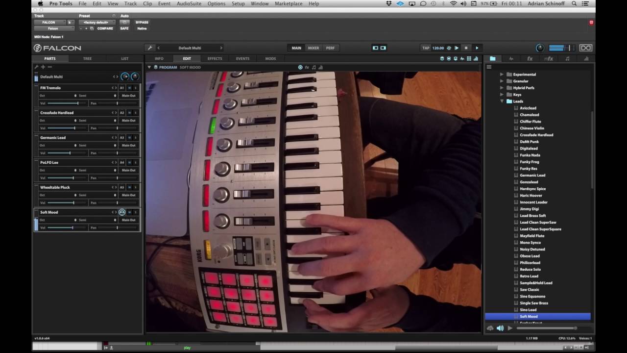 Uvi Falcon Demo Adrian Schinoff 2016