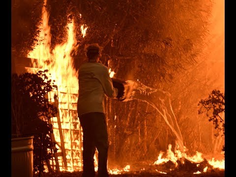 Fires continue to burn California at both ends, killing several