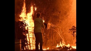 Deadly fires are closing major highways and threatening the homes of
thousands under evacuation as they continue to grow in butte los
angeles counties. a...