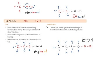 Alcohols Cambridge IGCSE O level Chemistry 0620 0971 5070 Lesson 66a