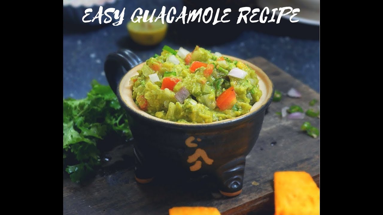 EASY GUACAMOLE RECIPE / HOW TO DO GUACAMOLE INDIAN STYLE EASY AVOCADO RECIPES YouTube