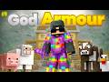 I Made ILLEGAL GOD ARMOR in Survival Minecraft… Now I'm UNSTOPPABLE! | EP 9 #minecraft
