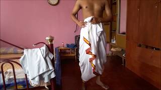 How to Wear Hare Krishna Dhoti | Gaudiya Vaishnava | Vaishnava