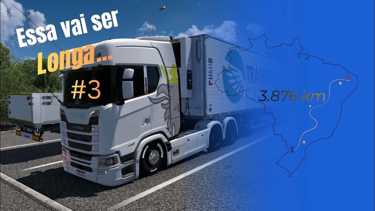 Do Sul ao Nordeste no ETS2 Mapa EAA #3