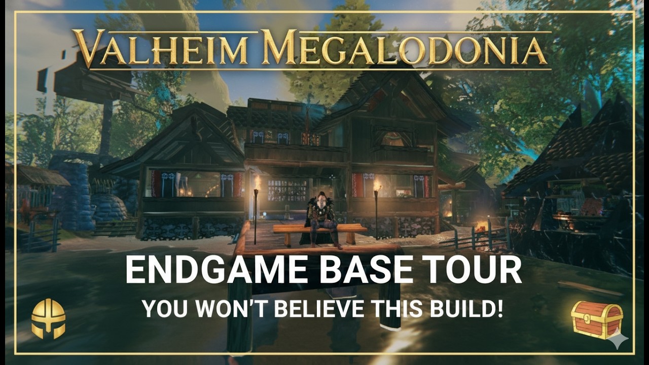 What a Valheim 500 hours base looks like (ENDGAME CONTENT)