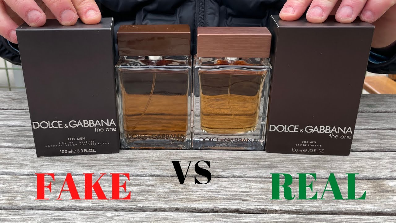 Fake vs Real Dolce & Gabbana The One for Men 100 ML - YouTube