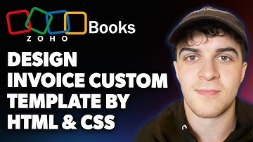 How to Design Zoho Books Invoice Custom Template by Html and Css (Full 2025 Guide)