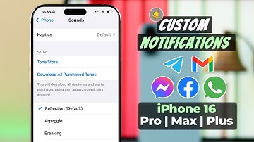 iPhone 16 Pro Max/Plus: How to Change Messages Notification Sound!