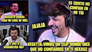 VEGETTA777 RESPONDS TO NEXXUZ CLIP, MIMIC PARTY WITH VEGETTA, WILLY AND FARGAN, THEY TROLL PAPITO 😆🔥