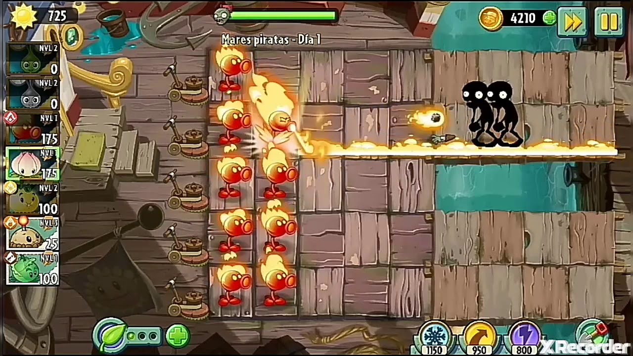 Mí NUEVA PLANTA LANSA GUISANTES DE FUEGO- PLANTAS VS ZOMBIES 2 - YouTube