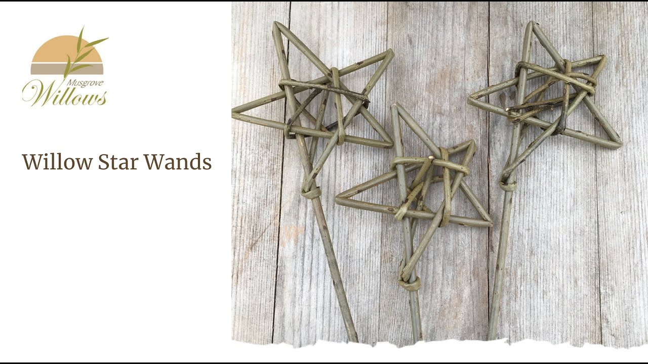 Как сплести ивовую звездную палочку