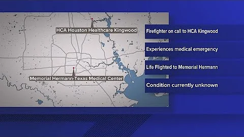 Houston firefighter suffers medical emergency while transporting patient, officials say