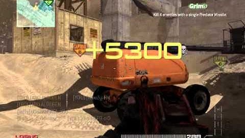 Call Of Duty MW3 1 Predator﻿ Missile Multi kills