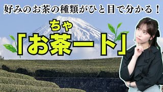 【八十八夜】好みのお茶の種類がひと目で分かる「お茶ート」