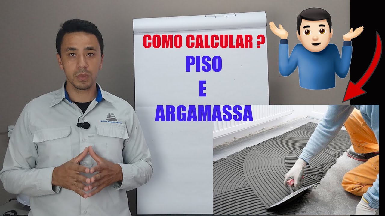 COMO CALCULAR QUANTIDADE DE PISO E ARGAMASSA I KEILLER OLIVEIRA