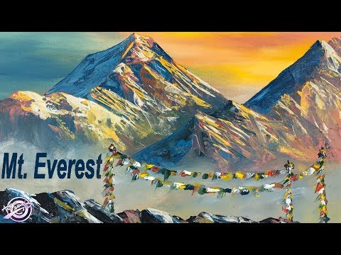 Quick Painting-Mt. Everest | Mountain Painting | Nepali Artist | Art Candy