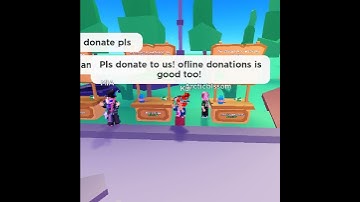Playing "Pls donate" And checking my Offline donations #roblox #capcut #plsdonate