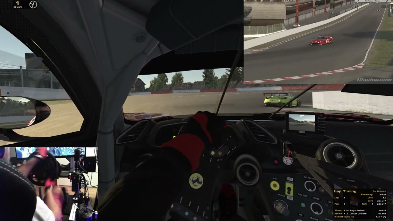 Iracing - Competición online, buena carrera, buen resultado para como empezamos!!