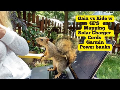 Mapping Gaia vs Ride with GPS, Testing Nekteck Solar Charger, Garmin Watch, Power Banks (S2 E4)