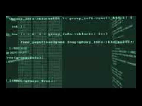 Computer Code Fly through Loop / Free design 4K UHD