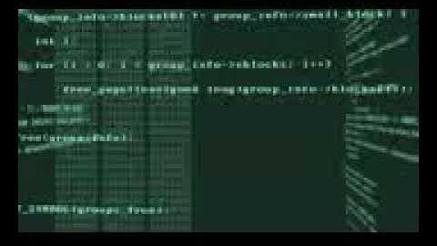 Computer Code Fly through Loop / Free design 4K UHD