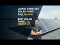 LONGi 430W 24V Solar Panel Full Review | Best Solar Panel 2025?