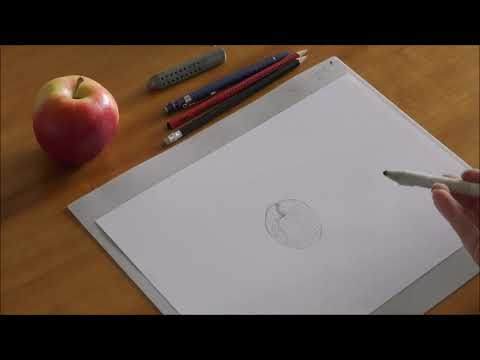 Video: Hvordan Man Tegner Et æble Med En Blyant