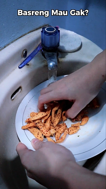 MENCUCI BASRENG!? #food #asmr #mukbang #makanan #basreng