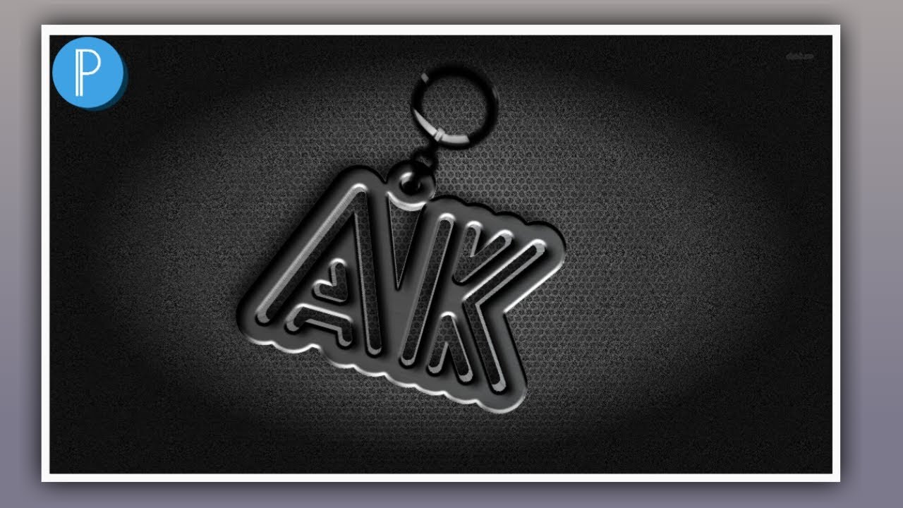 How to Create a Key Chain Name Text in Pixellab 2023 YouTube