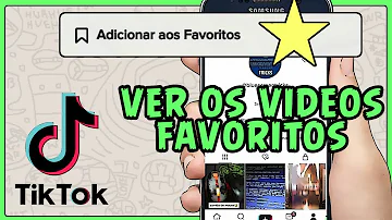 Como ver seus favoritos no TikTok?