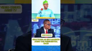 REACTIONS AS SEYI MAKINDE JOINS THE PRESIDENTIAL RACE