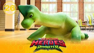 🦖 Диностер 26 серія. Шкільний хаос із брахіозавриком