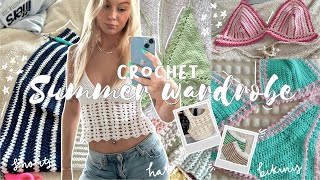 crochet diaries: crochet my summer wardrobe with me 🌸