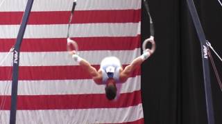 Brandon Wynn – Still Rings – 2016 P&G Championships - Sr. Men Day 2