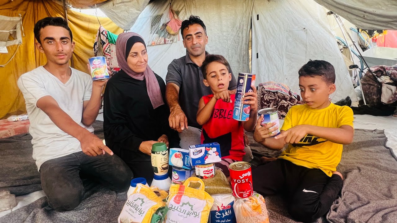 ￼استلمنا أكبر طرد غذائي شمال ￼غ-زة💔#السعودية_الكويت_الامارات_قطر_عمان 